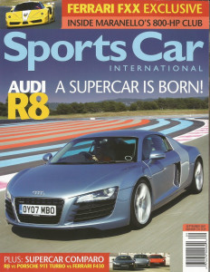 SPORTS CAR INTERNATIONAL 2007 SEPT - F430 v R8 v 911 TURBO, FXX, G37, A-H S100
